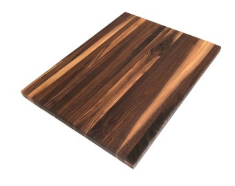 Large Black Walnut Cutting Board With Built in Handles