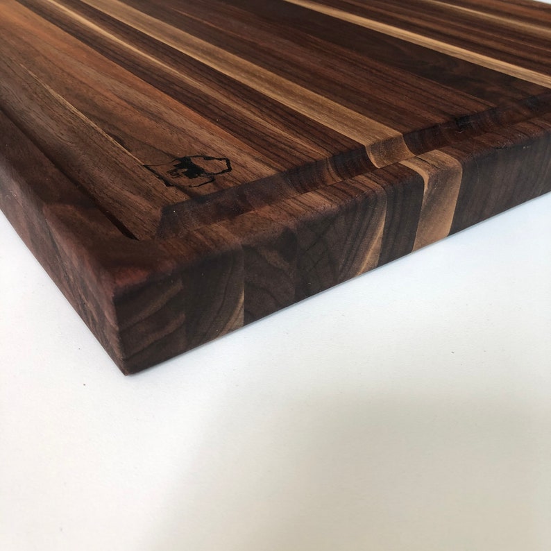 Extra Large Reversible Black Walnut Cutting Board With Juice - Etsy Canada