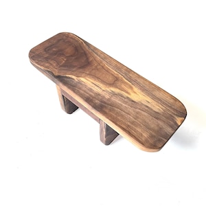 Black Walnut Meditation Stool