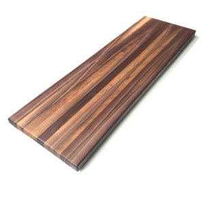 Large Black Walnut Charcuterie Board with built in handles