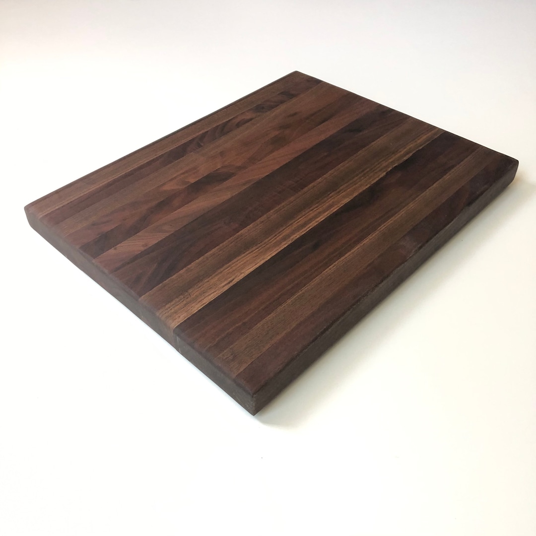 Large Black Walnut Cutting Board All Dark Walnut Etsy