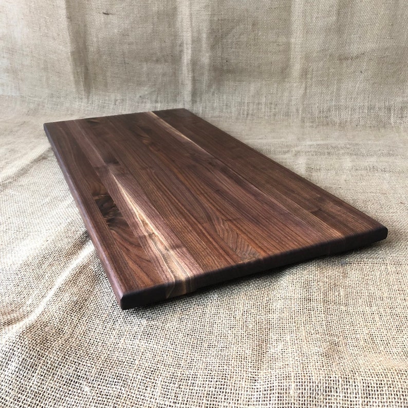 Extra Large Black Walnut Cutting Board with built in handles | Etsy