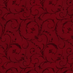 Burgundy Swirls 108in Wide beautiful Quilt Backing Fabric High Quality Quilting Fabric