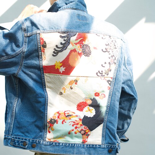 Denim Jacket Customized Patched With 