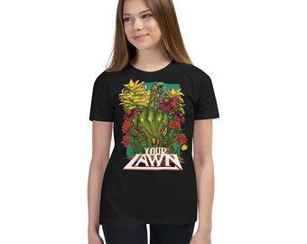 F Your Lawn Youth T-Shirt (Front + Back)