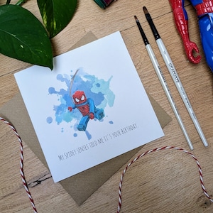 Carte de voeux aquarelle originale