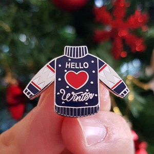 Christmas Sweater - Hard Enamel Pin