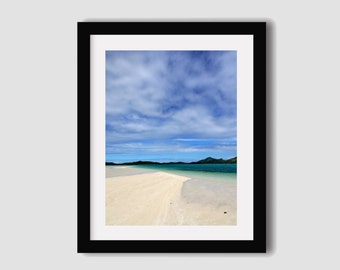Fijian beach Photography print // Fiji photography // Beach print // Seaside print // Travel photography // Wall art // Wall decor