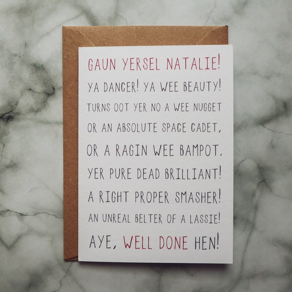Well Done Card - Etsy UK
