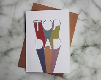 Father's day card - Top Dad