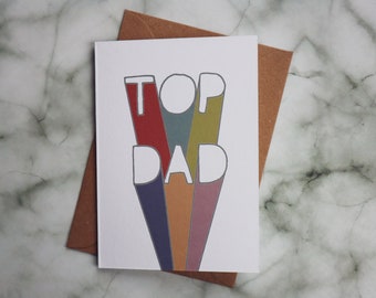 Father's day card - Top Dad