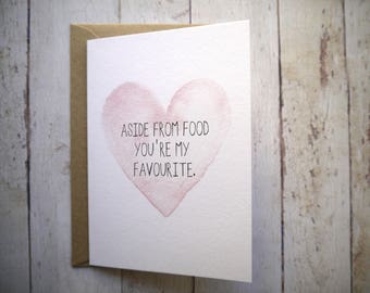 Funny Valentines day card // Funny anniversary card // Card for boyfriend // Card for girlfriend // Card for Husband // Card for Wife //