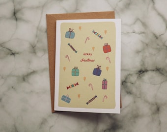 Cute Christmas card // Christmas card // Quirky Christmas card // Merry Christmas