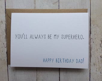 Dad birthday card // Funny Dad birthday card // Birthday card for Dad // Dad's Birthday // Father card // Daughter to Dad // Son to Dad