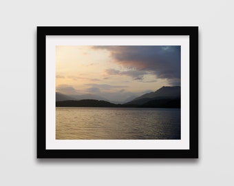 Loch Lomond Photography print // Scotland photography // Scottish print // Loch print // Travel photography // Wall art // Wall decor