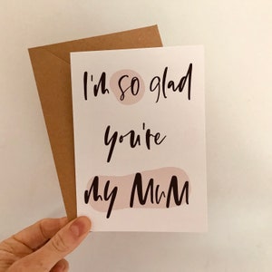 Cartão de dia das mães - Dia das mães engraçado - Obrigado mãe