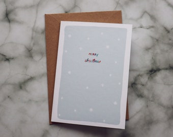 Cute Christmas card // Christmas card // Quirky Christmas card // Merry Christmas