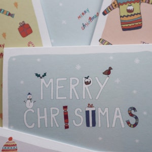 6 x Christmas card park // Christmas card // Quirky Christmas card // Merry Christmas