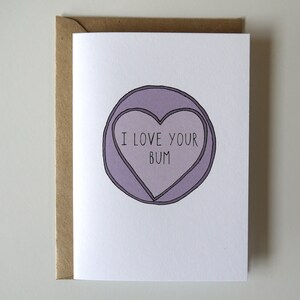 Tarjeta de aniversario divertida - tarjeta de amor - tarjeta de cumpleaños del marido - amor corazón dulce tarjeta