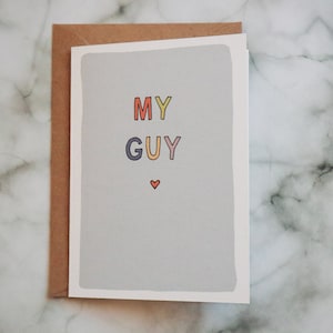 Cartão de Dia dos Namorados My Guy - Cartão de Aniversário - Cartão de Amor