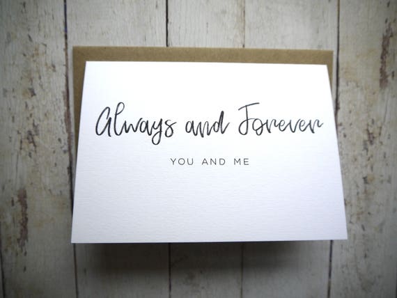 Wedding day card // Anniversary card // Love card // Card for Husband Card for Wife // Card from bride // Card for groom // 1st anniversary