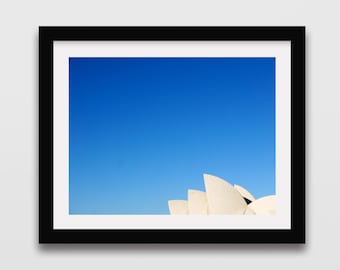 Sydney Opera House photography print // Sydney Print // Street photography // Australia Photography // Travel photography // Wall art //