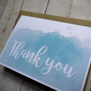 Thank you card pack x 5 Handmade thank you card set Thank you cards Wedding thank you image 4