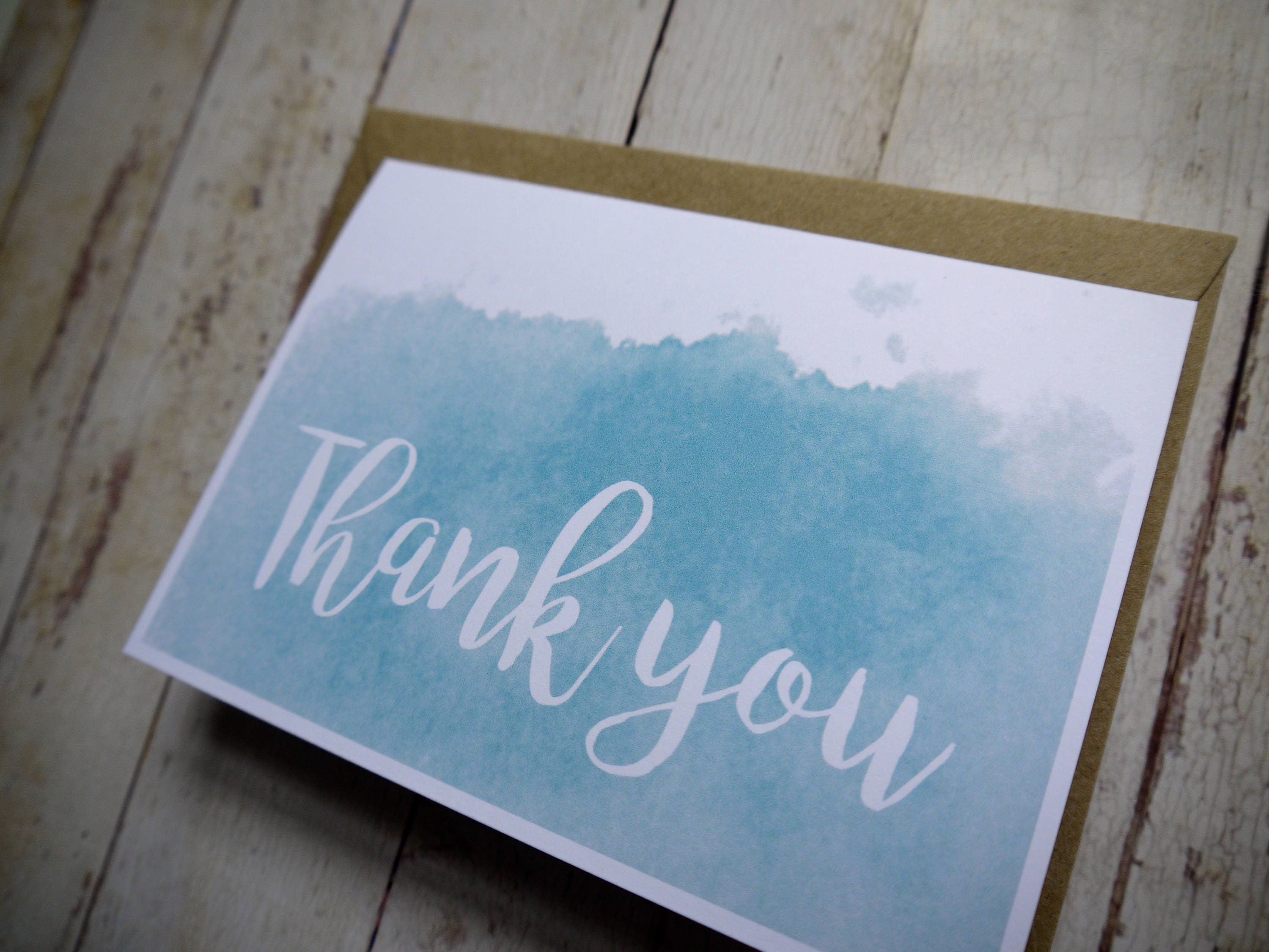 Thank You Card Pack X 5 - Handmade Thank You Card Set - Thank You Cards ...
