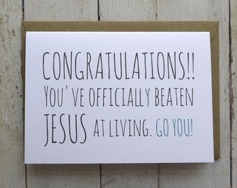 40th Birthday card // Awkward birthday card // Funny 40th Birthday Card // Fortieth Birthday card //