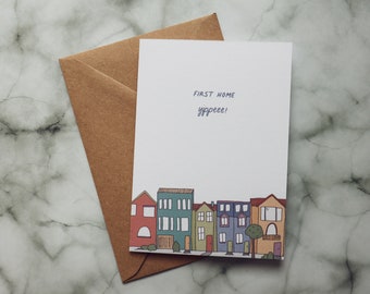 First home card - New Home card - Moving House card