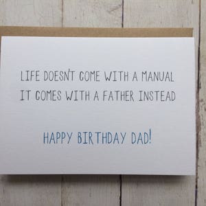 Papa Geburtstagskarte // Lustige Geburtstagskarte für Papa // Geburtstagskarte für Papa // Papa Geburtstag // Vaterkarte // Tochter für Papa // Sohn für Papa