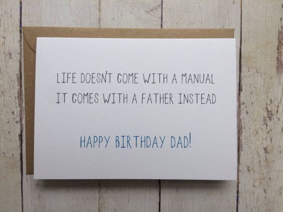 Papa Geburtstagskarte Lustige Papa Geburtstagskarte Etsy