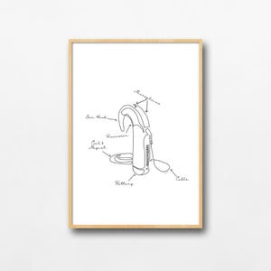 May include: Line drawing of a hearing aid with labels for each part: Ear Hook, Receiver, Coil & Magnet, Battery, Cable, Microphone.