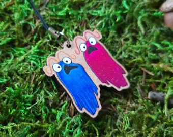 Yip Yips Wooden Charm