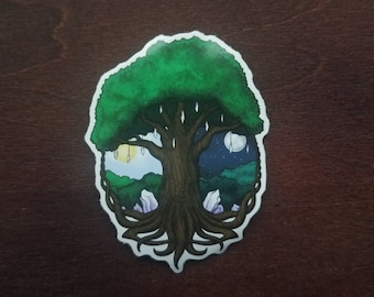 Tree of Life 2" Glossy Vinyl Sticker
