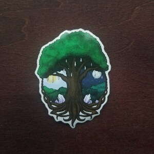 Tree of Life 2&quot; Glossy Vinyl Sticker