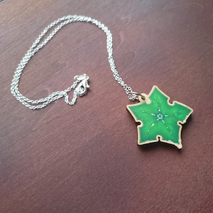 Tree Star Wooden Necklace