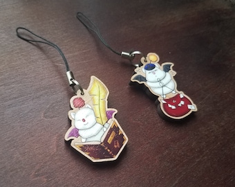 Moogle Wooden Charms