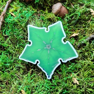 Tree Star 3&quot; Glossy Mirror Vinyl Sticker