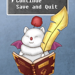 Save Moogle 4x6 Print