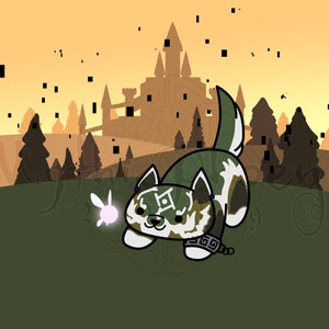 Wolf Link 8.5x11 Print