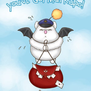 Delivery Moogle 8.5x11 Print