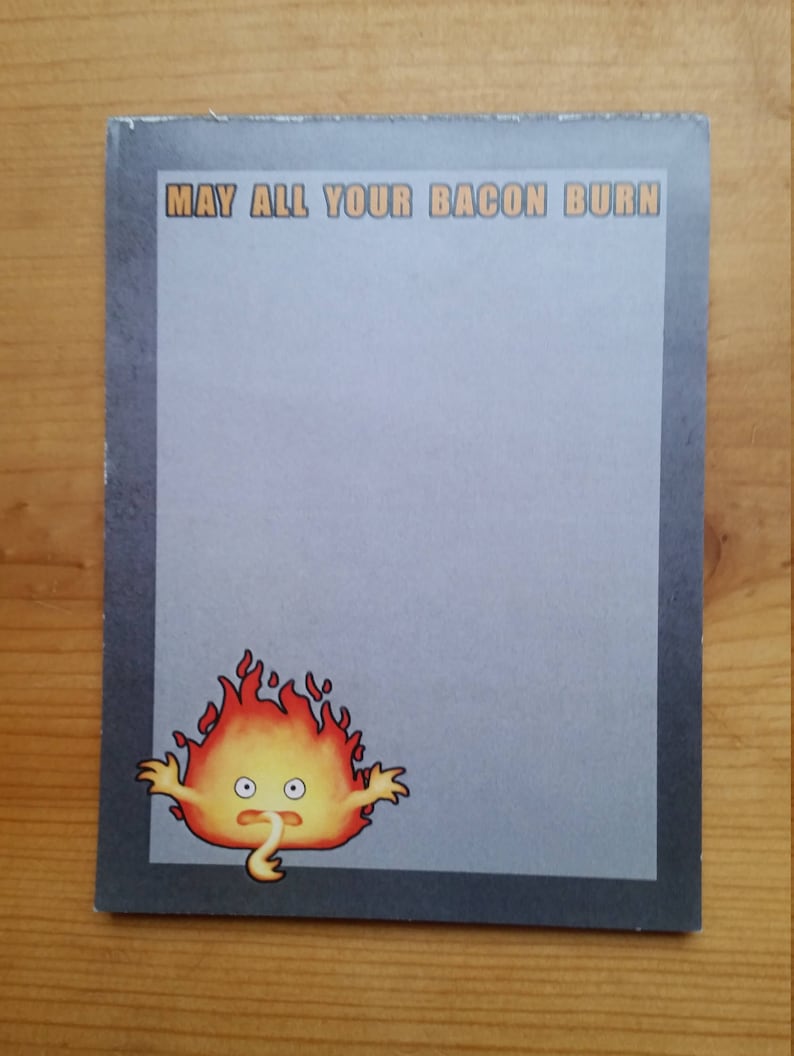 Calcifer /& Toothless Memo Pads