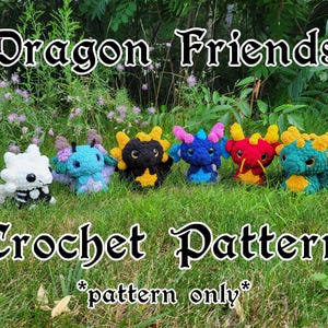 6 i 1 Drakvänner Virkmönster