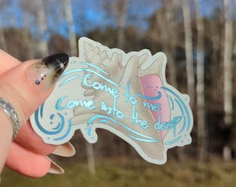 Siren's Call 3" Matte Mirror Vinyl Sticker