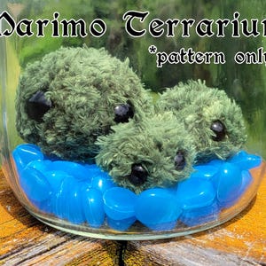 Marimo Terrarium Crochet Pattern