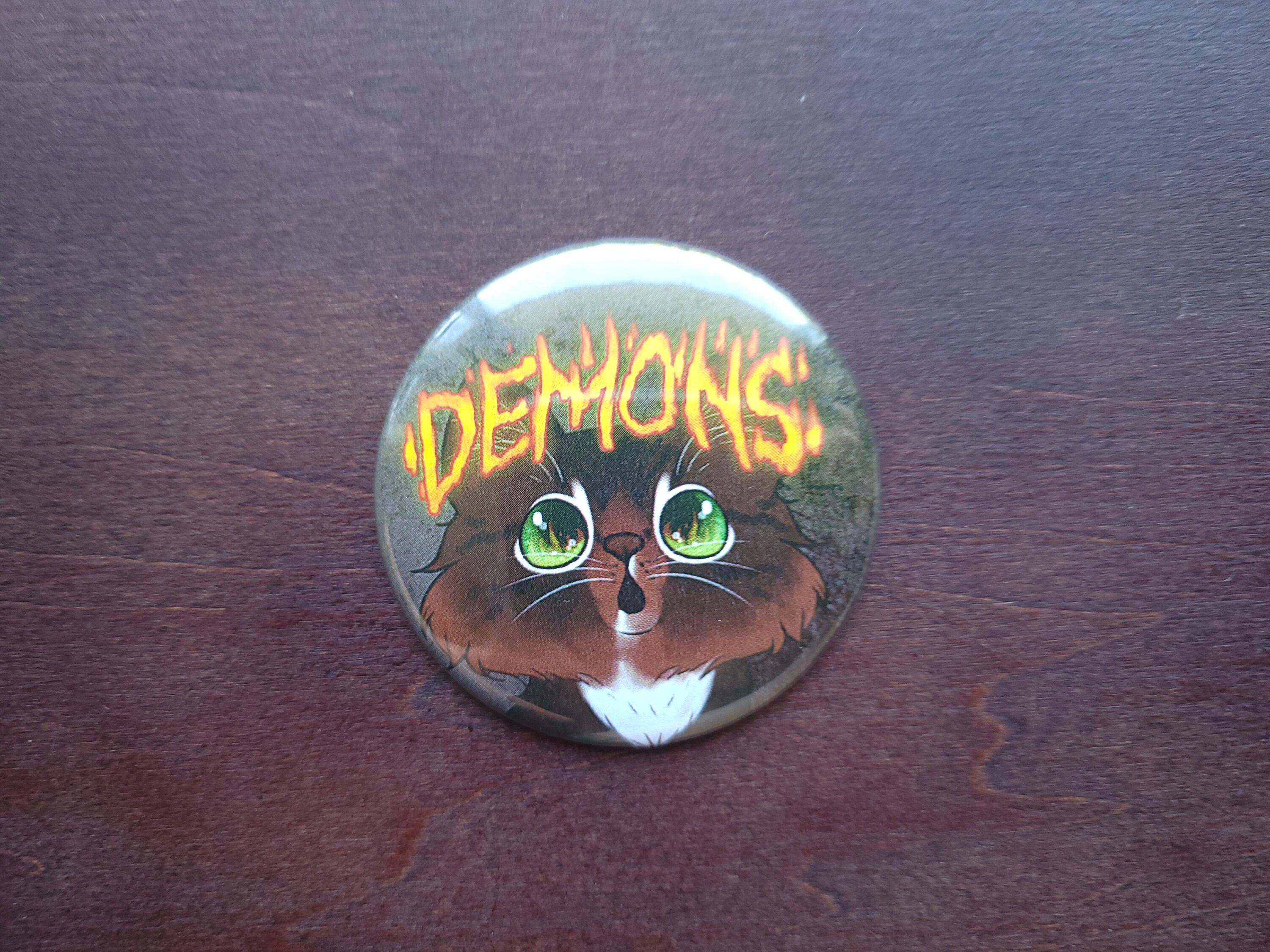 Demons Button - Etsy