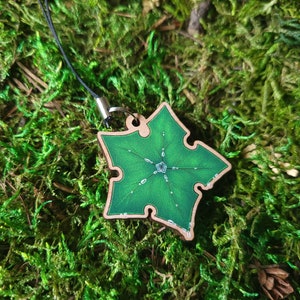 Tree Star Wooden Charm