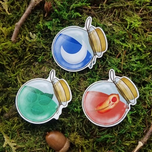 Potion Bottle 2" Glossy Viynl Stickers