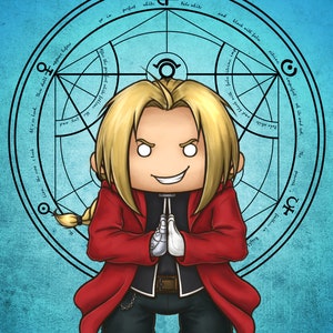 Edward Elric 4x6 Print